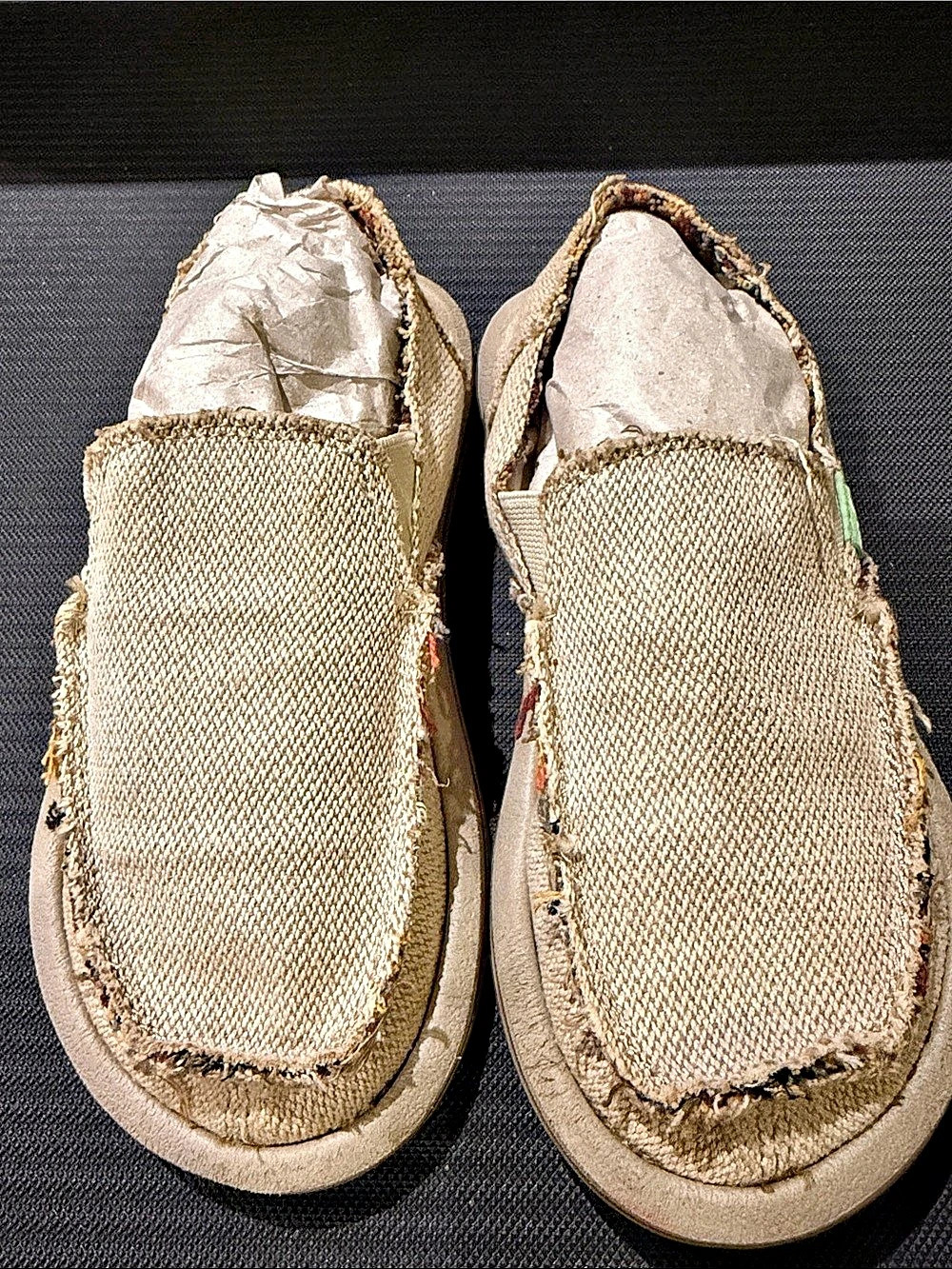 Sanuk  Beige Kids  Slip-On Shoes US 2